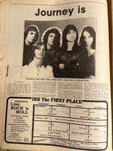 Load image into Gallery viewer, Journey, Eagles, David Johansen, Pablo Cruise - Illinois Entertainer September 1981
