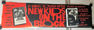 New Kids On The Block - 8” x 30” Promotional Poster