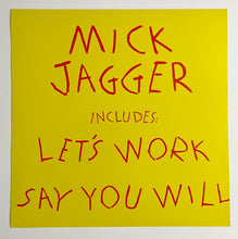 Load image into Gallery viewer, Mick Jagger - Double Sided Album Flat
