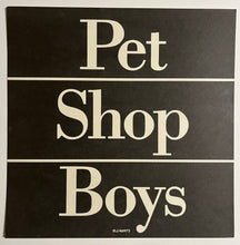 Load image into Gallery viewer, Pet Shop Boys - Double Sided Album Flat
