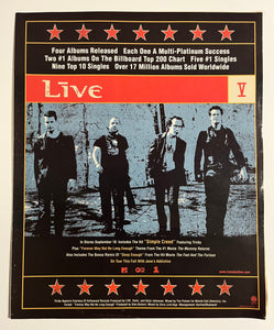 Live - 11” x 13” Trade Ad