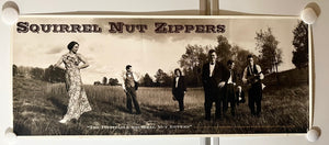 Squirrel Nut Zippers- 11” x 28” Promotional Poster