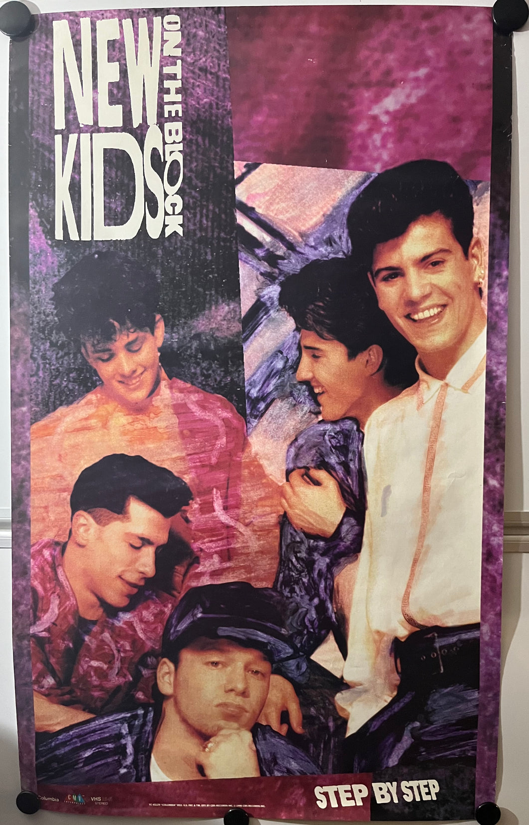 New Kids On The Block -  22” x 36” Promotional Poster