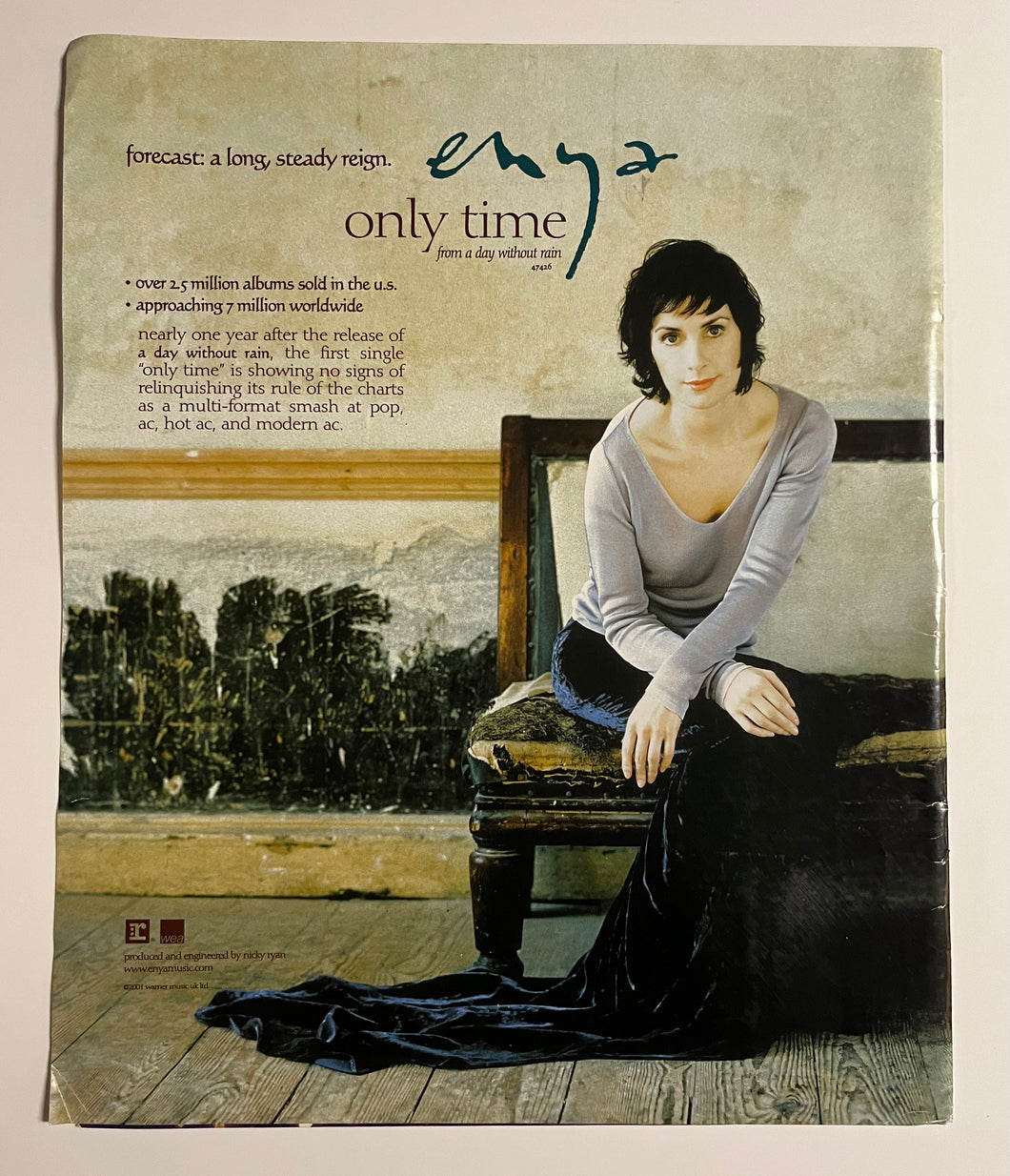 Enya - 11” x 13” Trade Ad