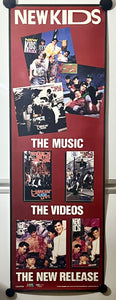 New Kids On The Block - 12” x 36” Promotional Poster