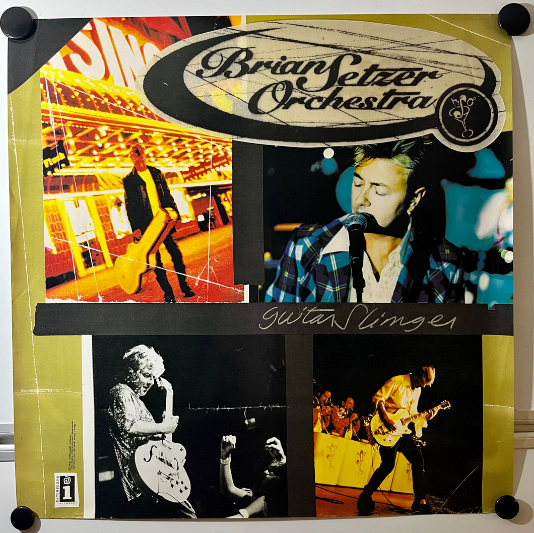 Brian Setzer - 24” x 24” Promotional Poster