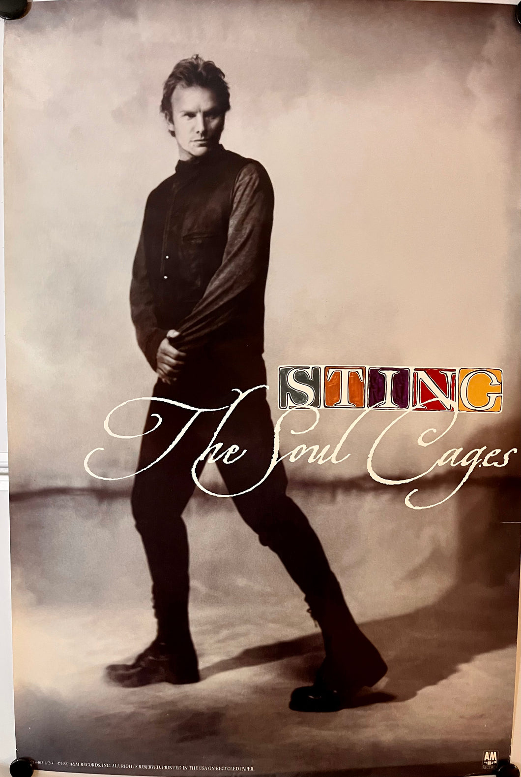 Sting - 24” x 36” Promotional Poster