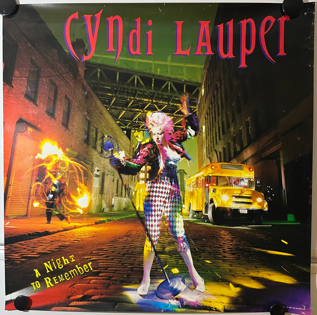 Cyndi Lauper - 23” x 23” Promotional Poster