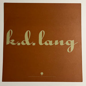 K.D. Lang - Double Sided Album Flat