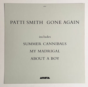 Patti Smith - Double Sided Album Flat