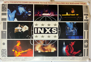 INXS - 24” x 36” Promotional Poster