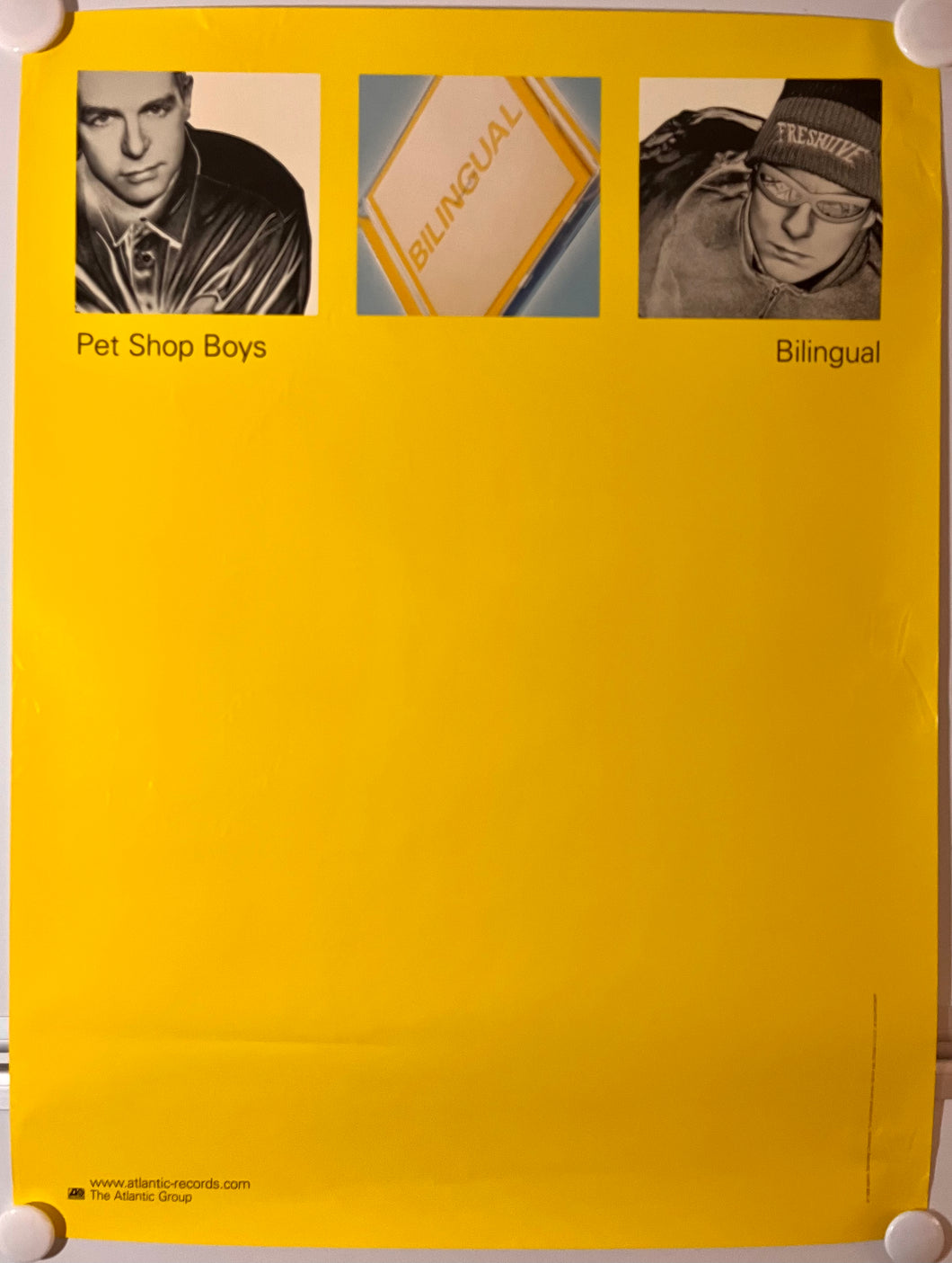 Pet Shop Boys - 18” x 24” Promotional Poster