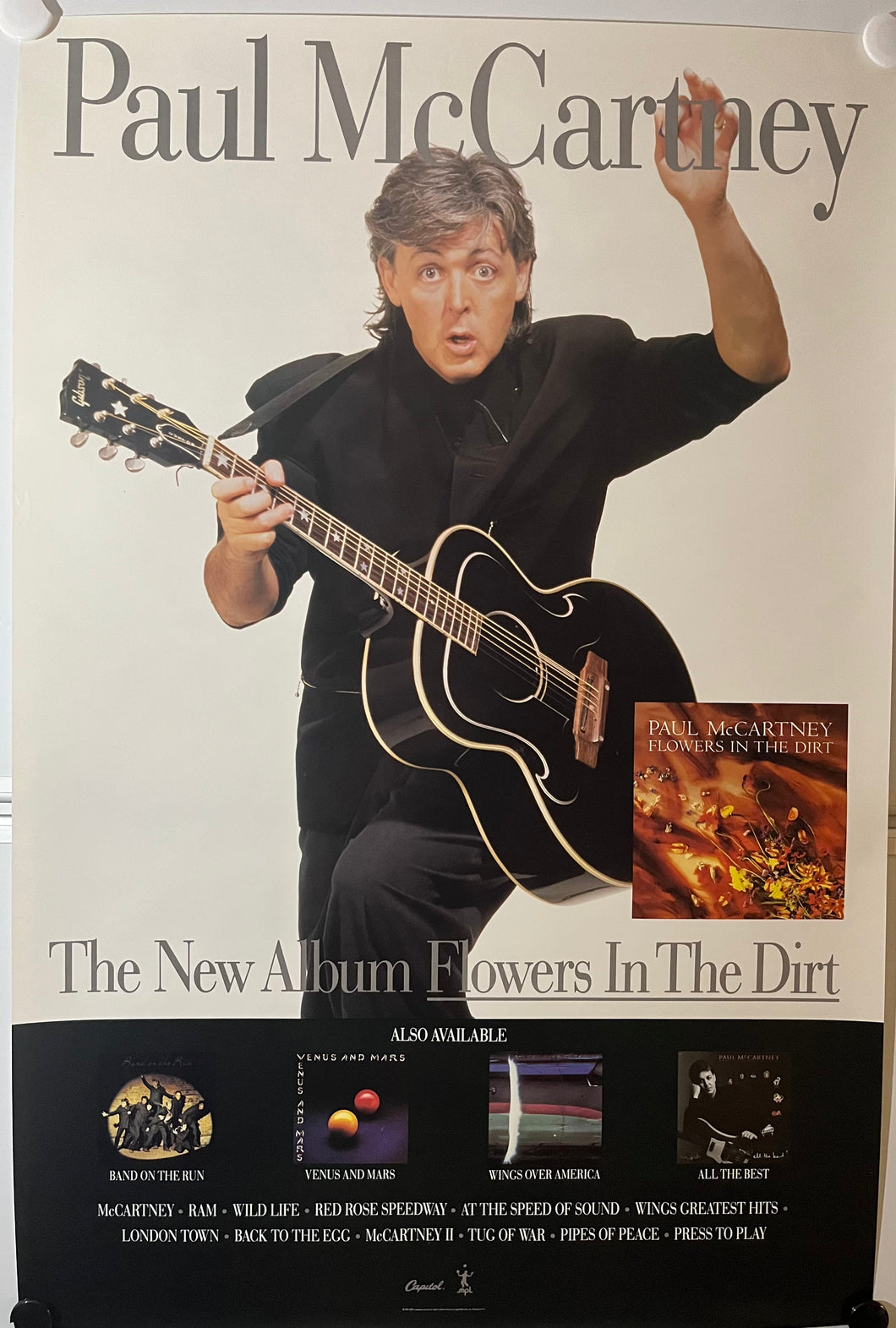 Paul McCartney - 24” x 36” Promotional Poster #3