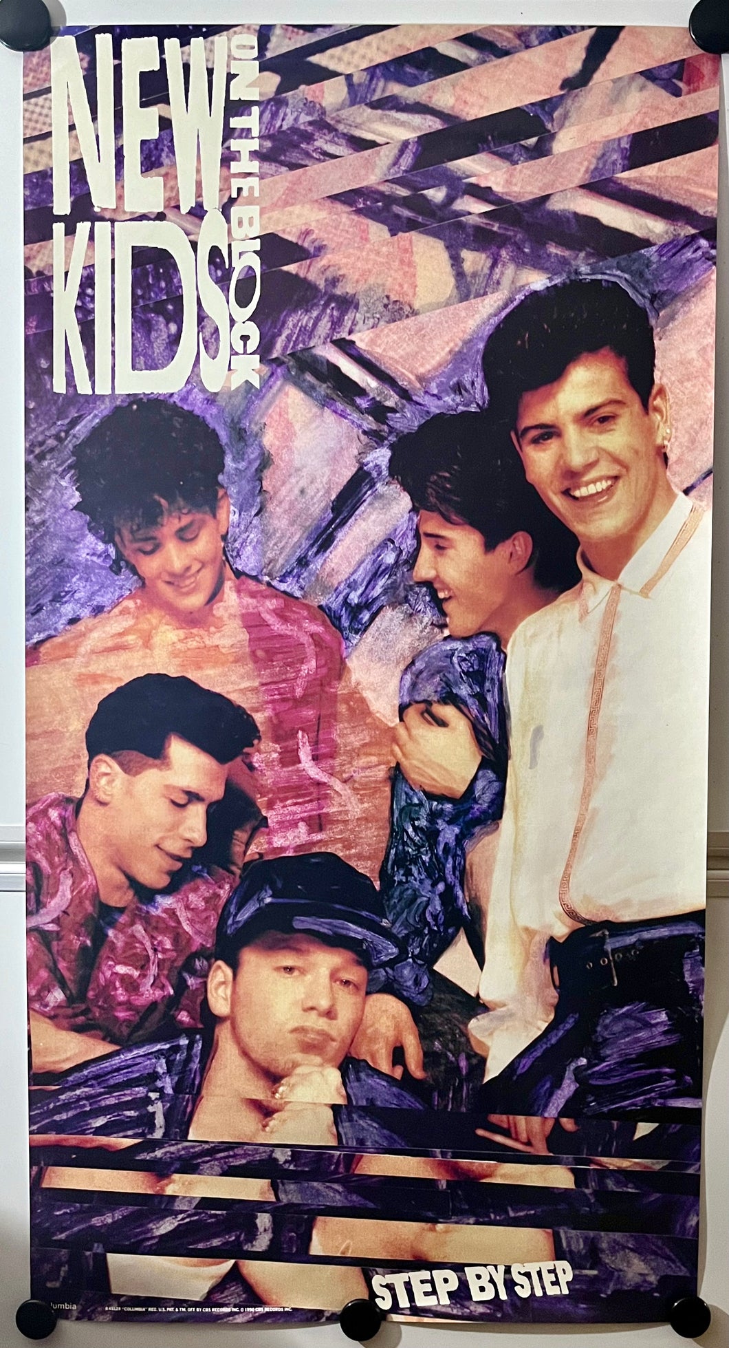 New Kids On The Block - 19” x 36” Promotional Poster