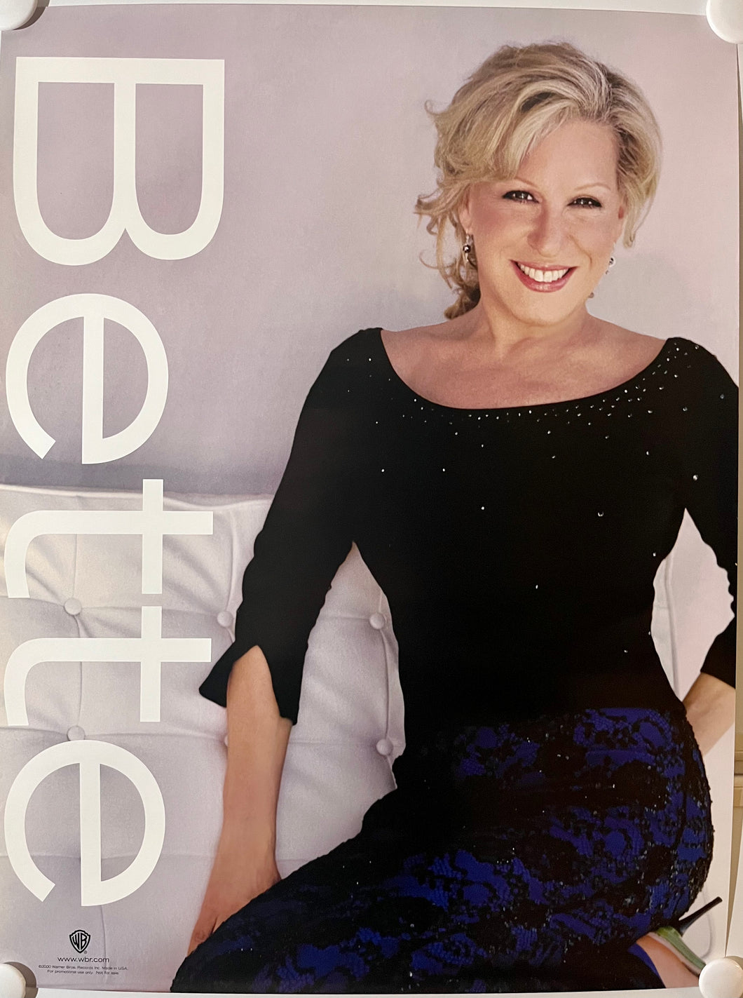 Bette Midler - 18” x 24” Promotional Poster