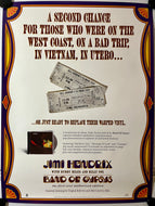 Jimi Hendrix - 18” x 24” Promotional Poster