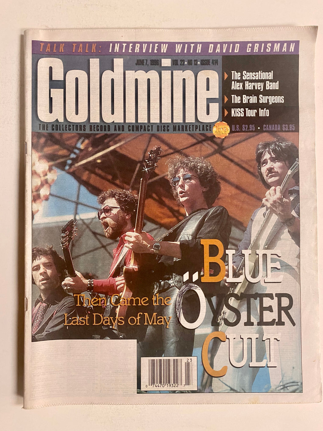 Blue Oyster Cult, Talk Talk, Sensational Alex Harvey Band - Goldmine Magazine
