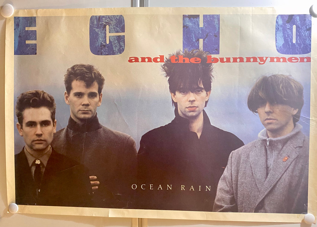 Echo And The Bunnymen - 23” x 35” U.K. Poster