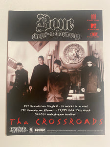 Bone thugs-n-harmony - 8 1/2” x 11” Trade Ad #3