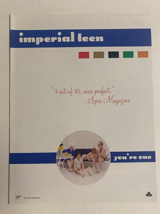 Imperial Teen - 8 1/2” x 11” Trade Ad