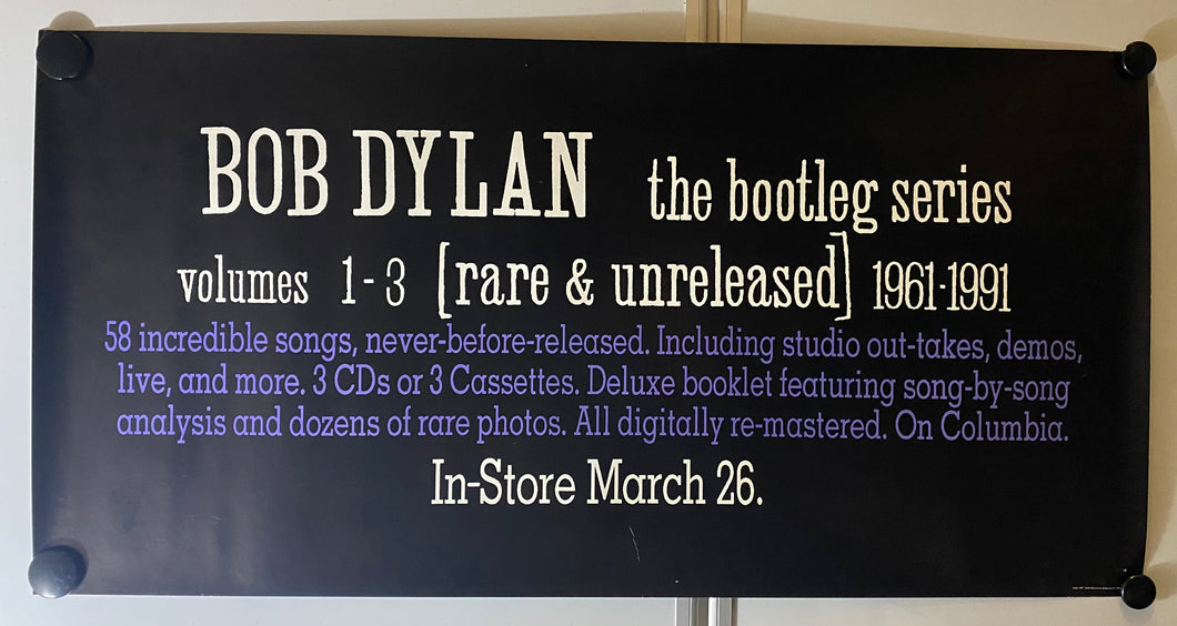 Bob Dylan - 18” x 36” Double Sided Promotional Poster