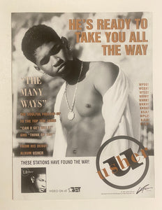 Usher - 8 1/2” x 11” Trade Ad #1