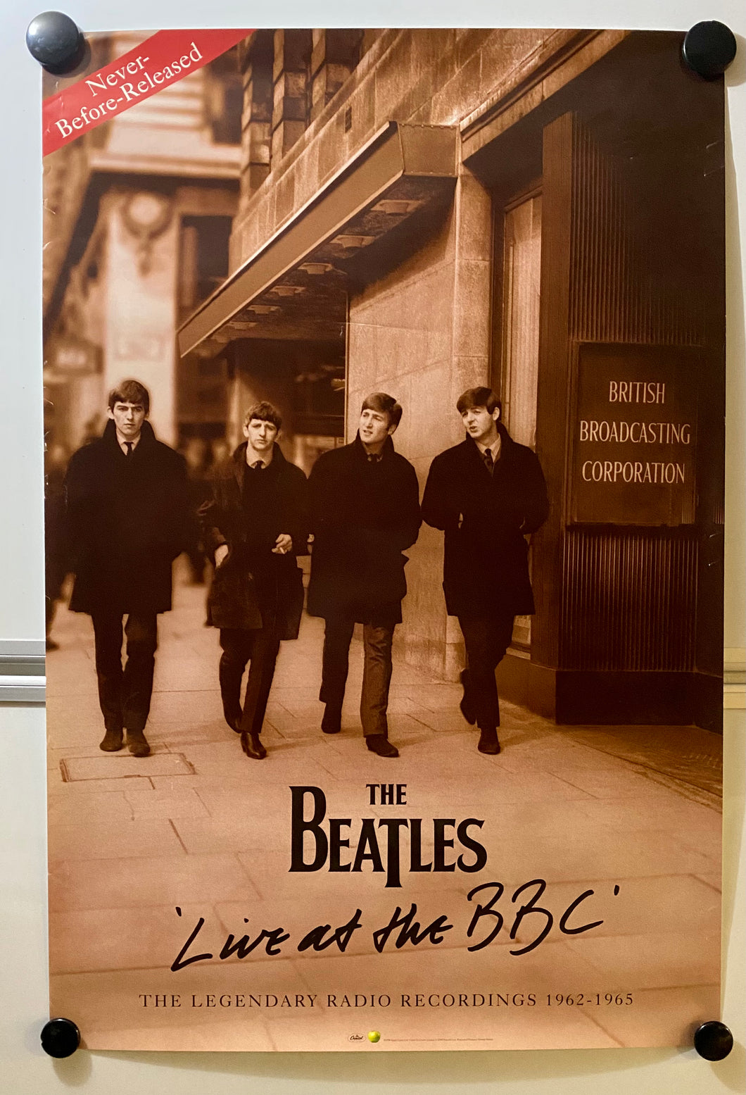 Beatles 20” x 30” Promotional Poster