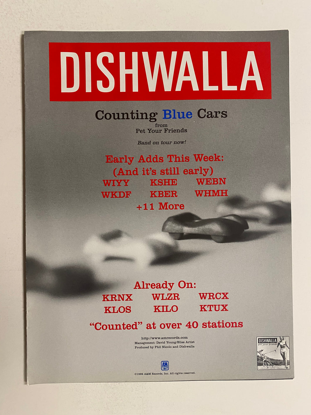 Dishwalla - 8 1/2” x 11” Trade Ad #1