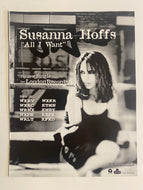 Susanna Hoffs - 8 1/2” x 11” Trade Ad