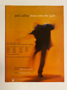 Phil Collins - 8 1/2” x 11” Trade Ad