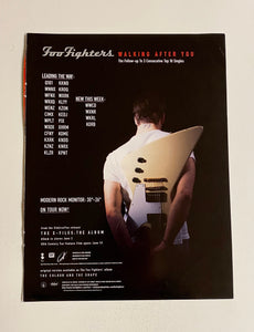 Foo Fighters - 8 1/2” x 11” Trade Ad #7