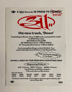 311 - 8 1/2" x 11" Trade Ad #2