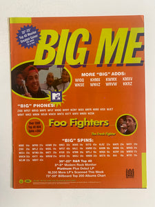 Foo Fighters - 8 1/2” x 11” Trade Ad #3