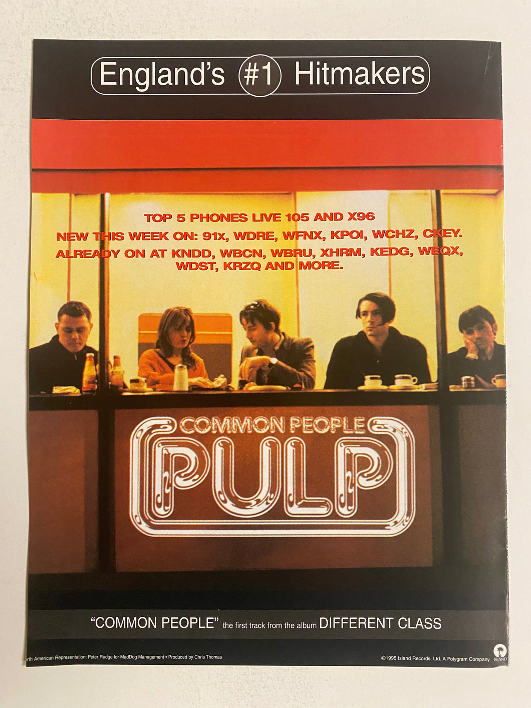 Pulp - 8 1/2” x 11” Trade Ad #1