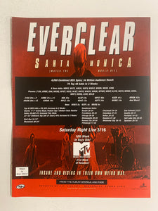 Everclear - 8 1/2” x 11” Trade Ad #10