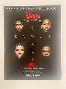 Bone thugs-n-harmony - 8 1/2” x 11” Trade Ad #2