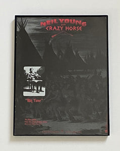 Neil Young Crazy Horse - 8 1/2" x 11" Framed Trade Ad