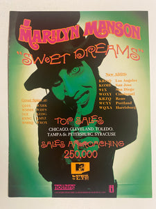 Marilyn Manson - 8 1/2” x 11” Trade Ad #2