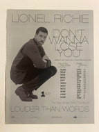 Lionel Richie - 8 1/2” x 11” Trade Ad #4