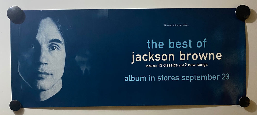 Jackson Browne - 10” x 24” Promotional Poster