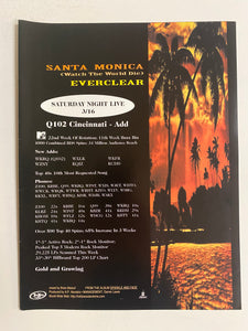 Everclear - 8 1/2” x 11” Trade Ad #5