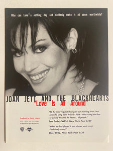 Joan Jett - 8 1/2” x 11” Trade Ad #1