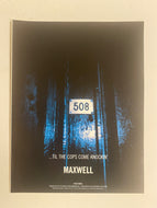 Maxwell - 8 1/2” x 11” Trade Ad #1