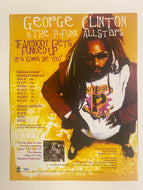 George Clinton - 8 1/2” x 11” Trade Ad