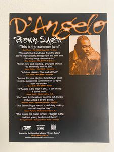 D’Angelo - 8 1/2” x 11” Trade Ad #6