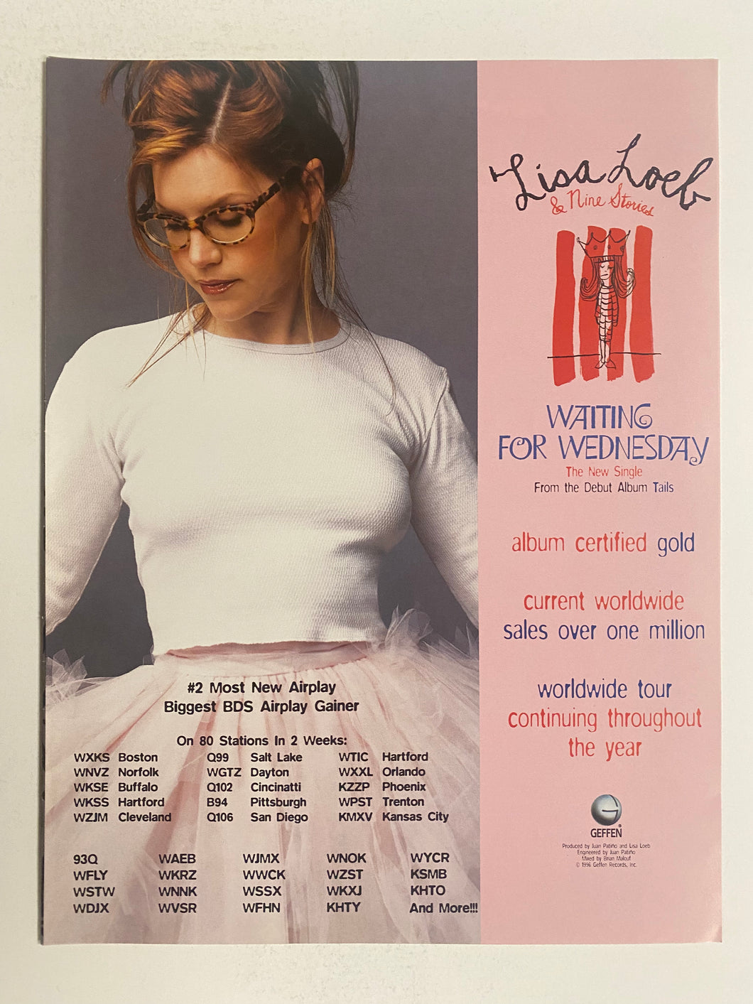 Lisa Loeb - 8 1/2” x 11” Trade Ad #4