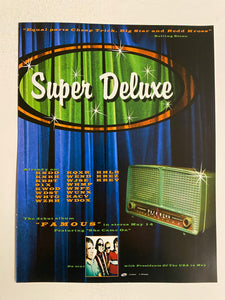 Super Deluxe - 8 1/2” x 11” Trade Ad #2