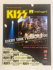 Kiss - 8 1/2” x 11” Trade Ad