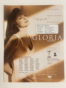 Gloria Estefan - 8 1/2” x 11” Trade Ad #3