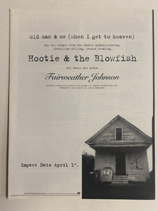 Hootie & The Blowfish - 8 1/2” x 11” Trade Ad #2